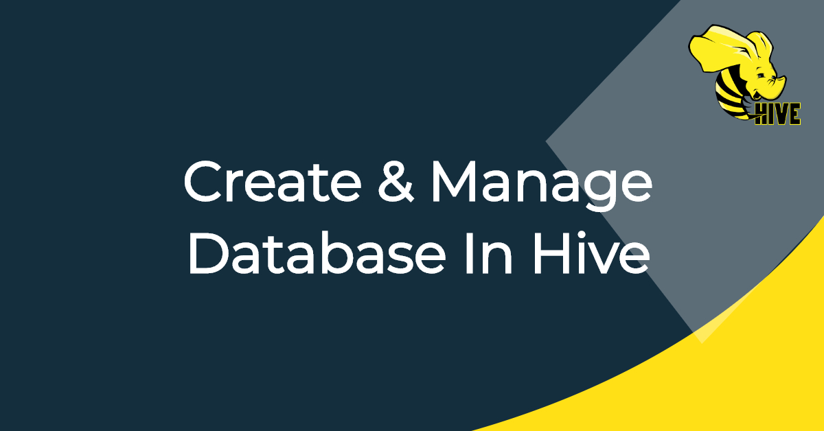 Creating Database in Hive